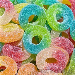 Ассорти Кольца в сахаре, Мармелад, 100гр