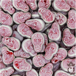 Большие Сливочные Черепа Пиратов, С начинкой, 50 гр