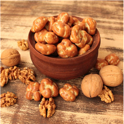 Грецкий орех в белом Шоколаде и Карамели, 100 гр