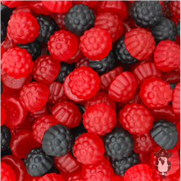 Кексы малина-ежевика, 100гр