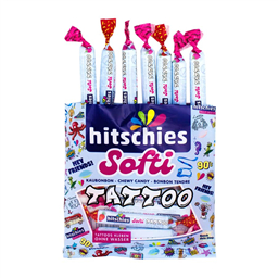 Конфетки вкус Клубника-малина + тату (мягкие), 1шт