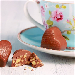 Конфеты Lily O'Briens шоколадные сердечки с хрустящей начинкой 168gr