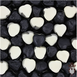 Лакричные Сердечки, Начинка Ежевика, основа Йогурт, 50 гр