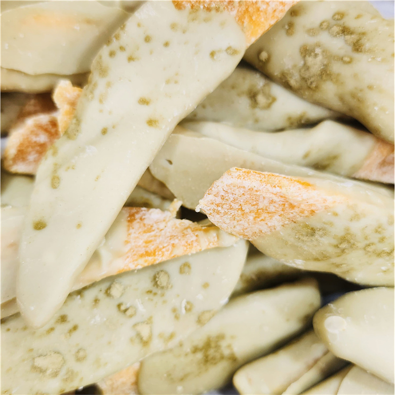 Манго в белом шоколаде с Матчей, 100гр