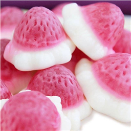 Мармелад Клубника со Сливками, с начинкой, 100 грамм 