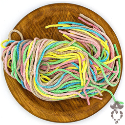 Мармелад Спагеттини Микс, в сахаре, 50 гр