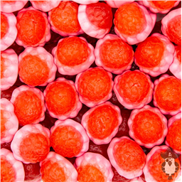  Мармелад Земляника,( 8шт) 96гр