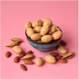 Миндаль в шоколаде с малиной, 100гр