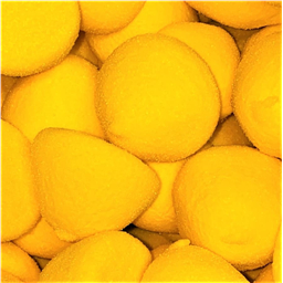 Мячики-гольф, желтые Банан, Суфле, 50 гр