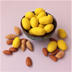 Орехи Миндаль в белой трюфельной массе Соленая карамель, 100гр