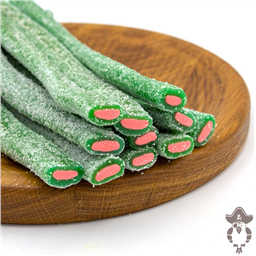 Жевательный мармелад Палочки гигантские Арбуз подсахаренные, 1 шт 