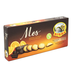 Печенье Birba апельсиновое в шоколаде 120 гр