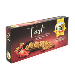 Печенье Birba красные ягоды в шоколаде 120 гр