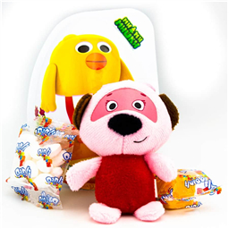 Пластиковое яйцо с подсветкой( с игрушкой), 1шт