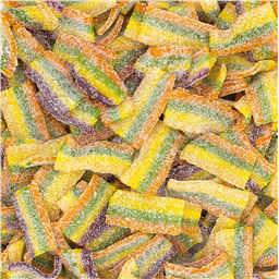 Пластинки кислые Радужные(короткие), 100гр