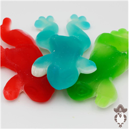 New! Лягушечки c начинкой, Клубника, Яблоко, Малина, 2шт, 72 гр