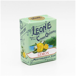 Сахарные конфетки пастилки Leone лимонные 30 gr