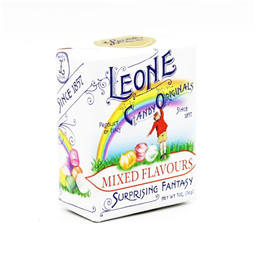 Сахарные конфетки пастилки Leone микс вкусов 30 gr
