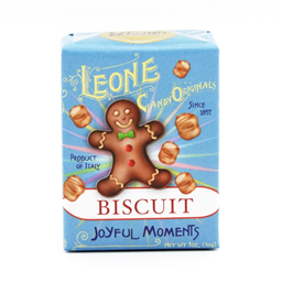 Сахарные конфетки пастилки Leone со вкусом печенья 30 gr