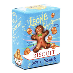 Сахарные конфетки пастилки Leone со вкусом печенья 30 gr