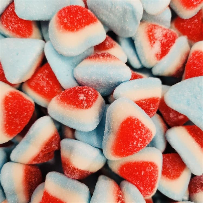 Сердечки Ванильно-Малиновые, 100 гр