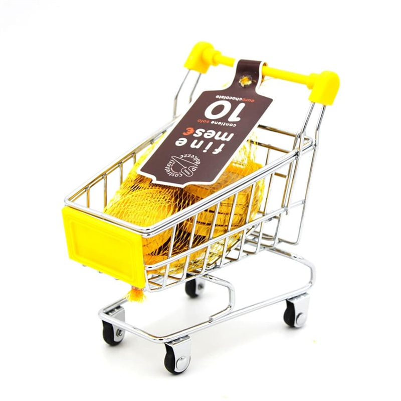 Шоколад фигурный Золотые монетки в тележке, 1шт