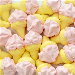 Мороженое розово-желтое, суфле, 100 гр