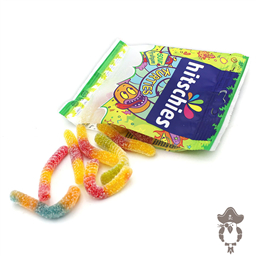 Супер кислые червяки в упаковке, 80гр