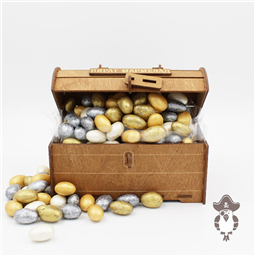 Подарок Сюрприз, Сундучок с Орехами, 800 gr 