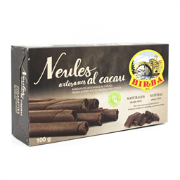 Вафли Birba трубочки с какао 100 гр