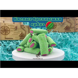 Жевательный мармелад Бревнышки  Арбуз, 100 гр