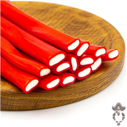 Жевательный мармелад Палочки гигантские Клубника, 1 шт