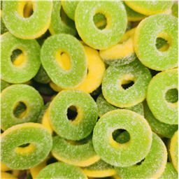 Мармелад Кислые Ананасовые кольца  100гр