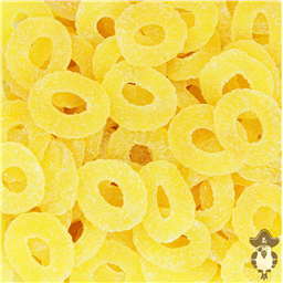 Мармелад Кислые Ананасовые кольца 50гр