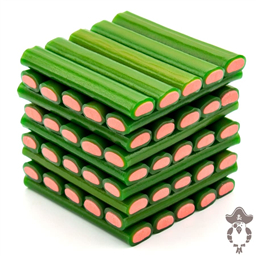 Жевательный мармелад Бревнышки  Арбуз, 60 гр