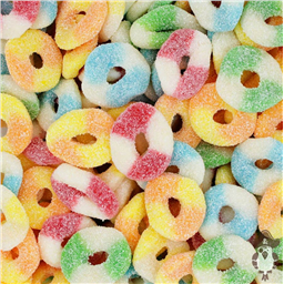 Жевательный мармелад  Кислые Кольца Ассорти 50гр