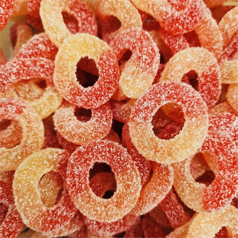 Жевательный мармелад  Кислые Кольца Вишня 100гр