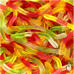 Жевательный мармелад Неоновые червячки, 50 гр