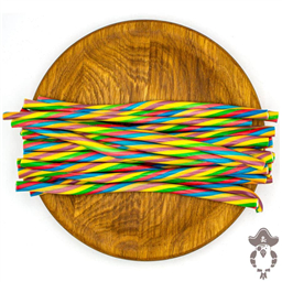 Жевательный мармелад Палочки МАКСИ многоцветные  100гр