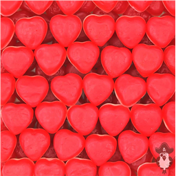Жевательный мармелад Сердечки с клубничной начинкой 50гр