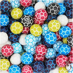 Жвачка Футбольные мячи с начинкой 100гр